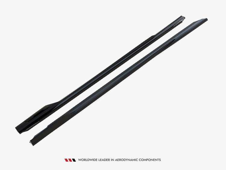 Maxton Design Side Skirts Diffusers V.2 BMW 5 M-Pack G60 - Wayside Performance 