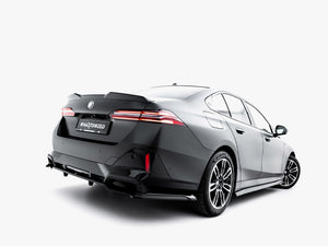 Maxton Design Central Rear Splitter (Vertical Bars) V.1 BMW 5 M-Pack G60 - Wayside Performance 