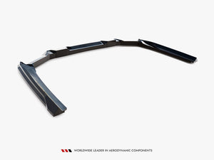 Maxton Design Central Rear Splitter (Vertical Bars) V.1 BMW 5 M-Pack G60 - Wayside Performance 