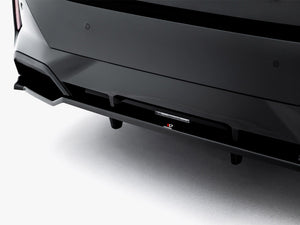 Maxton Design Central Rear Splitter (Vertical Bars) V.2 BMW 5 M-Pack G60 - Wayside Performance 