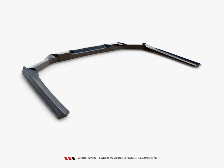Maxton Design Central Rear Splitter (Vertical Bars) V.2 BMW 5 M-Pack G60 - Wayside Performance 