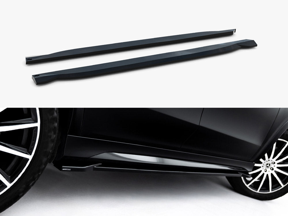 Maxton Design Side Skirts Diffusers V.2 Mercedes-benz Gls Amg-line X167 - Wayside Performance 