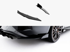 Maxton Design Street Pro Rear Side Splitters + Flaps Cupra Leon St Mk1 Facelift - Wayside Performance 