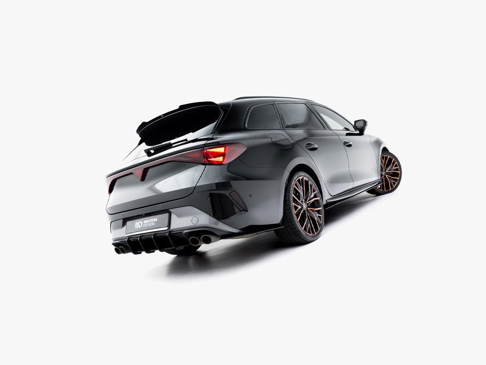 Maxton Design Street Pro Rear Side Splitters Cupra Leon St Mk1 Facelift - Wayside Performance 