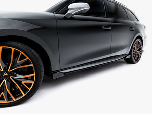 Maxton Design Street Pro Side Skirt Diffusers + Flaps Cupra Leon St / Hatchback Aero Mk1 / Mk1 Facelift - Wayside Performance 