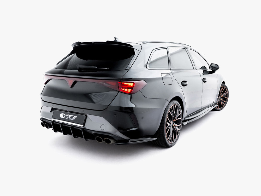 Maxton Design Rear Side Splitters V.4 Cupra Leon St Mk1 Facelift - Wayside Performance 