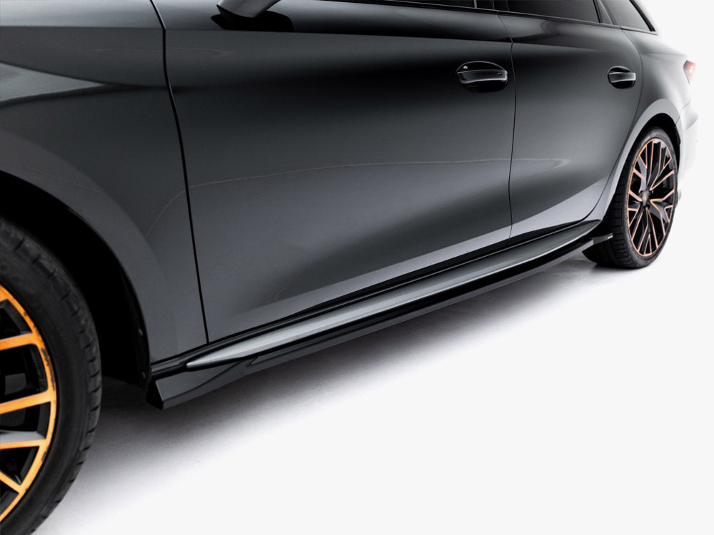 Maxton Design Side Skirt Diffusers V.2 Cupra Leon St / Hatchback Aero Mk1 Facelift - Wayside Performance 