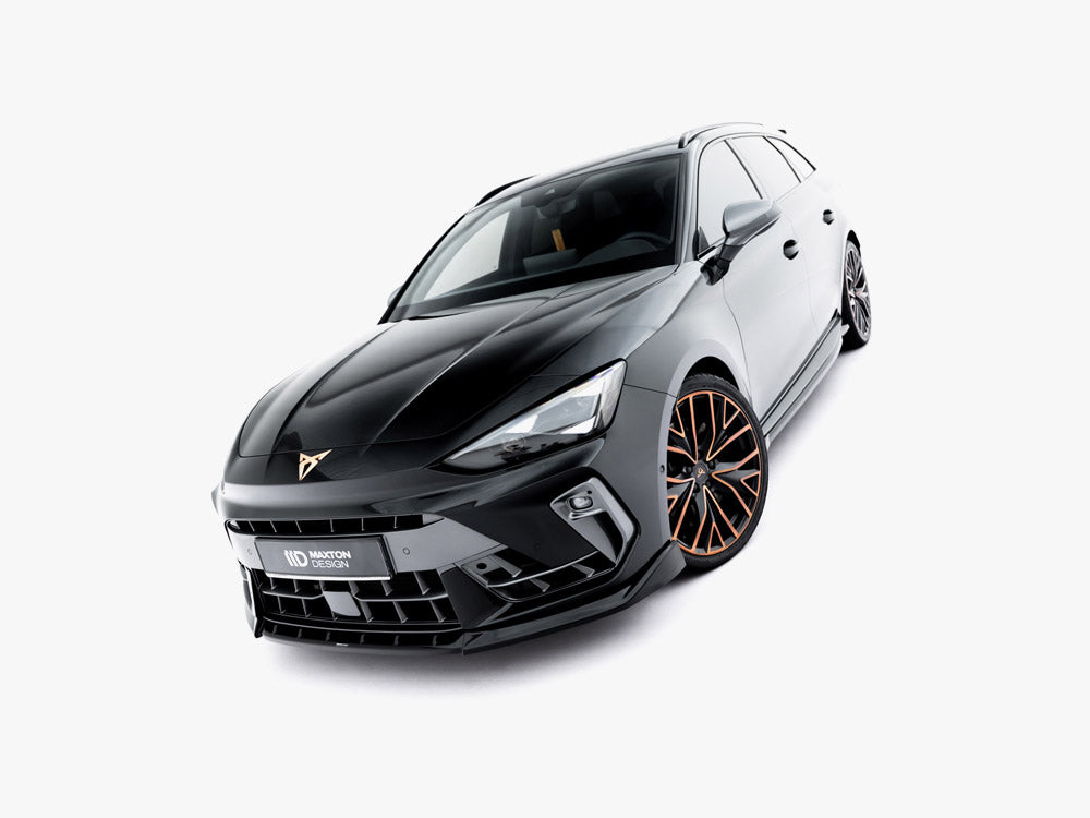 Maxton Design Front Splitter V.1 Cupra Leon St / Hatchback Mk1 Facelift - Wayside Performance 