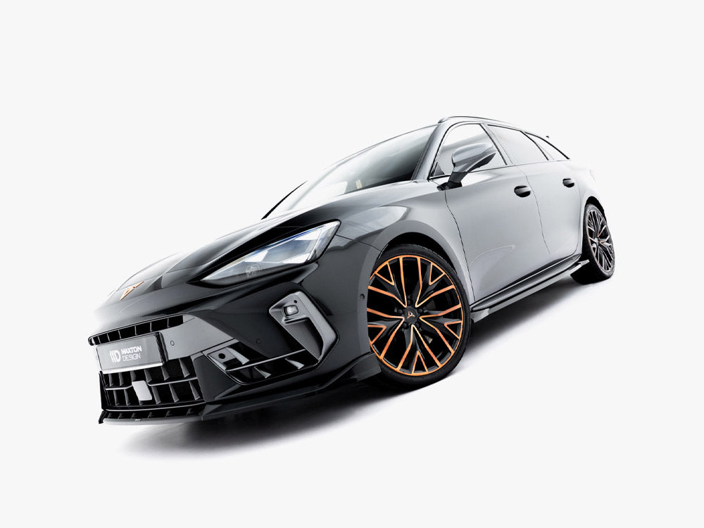 Maxton Design Front Splitter V.1 Cupra Leon St / Hatchback Mk1 Facelift - Wayside Performance 