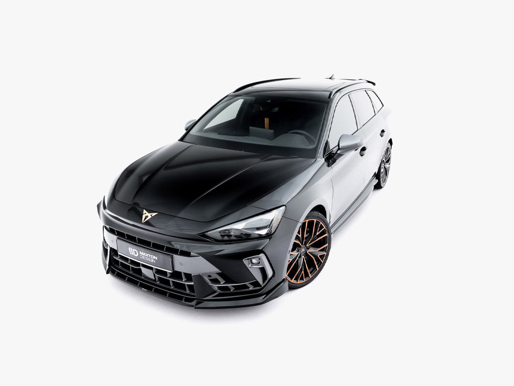 Maxton Design Front Splitter V.1 Cupra Leon St / Hatchback Mk1 Facelift - Wayside Performance 