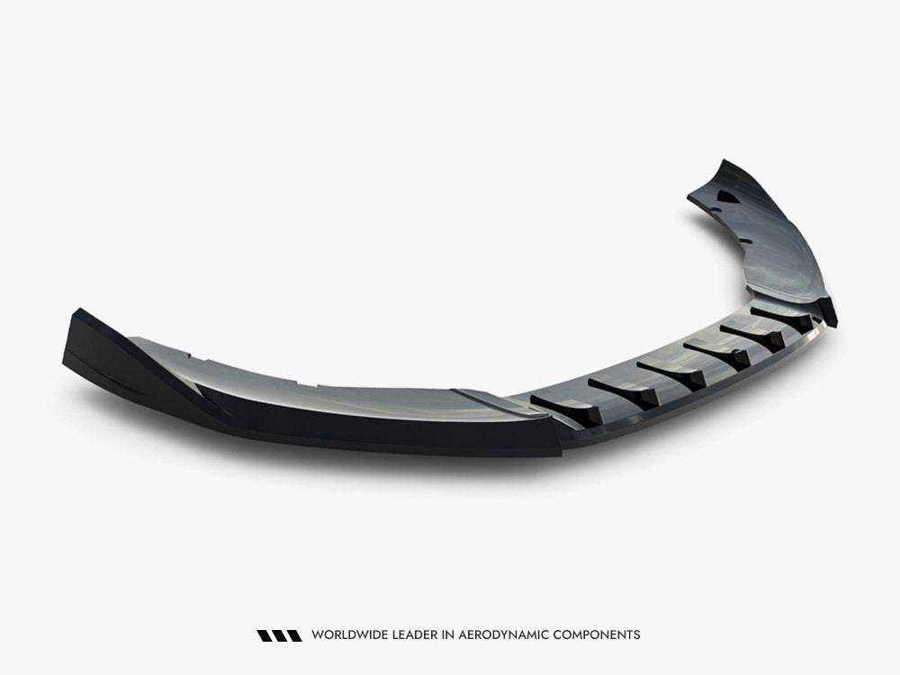 Maxton Design Front Splitter V.1 Cupra Leon St / Hatchback Mk1 Facelift - Wayside Performance 