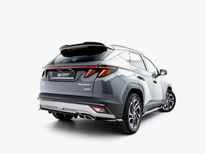 Maxton Design Rear Splitter (Vertical Bars) Hyundai Tucson Mk4 Facelift - Wayside Performance 