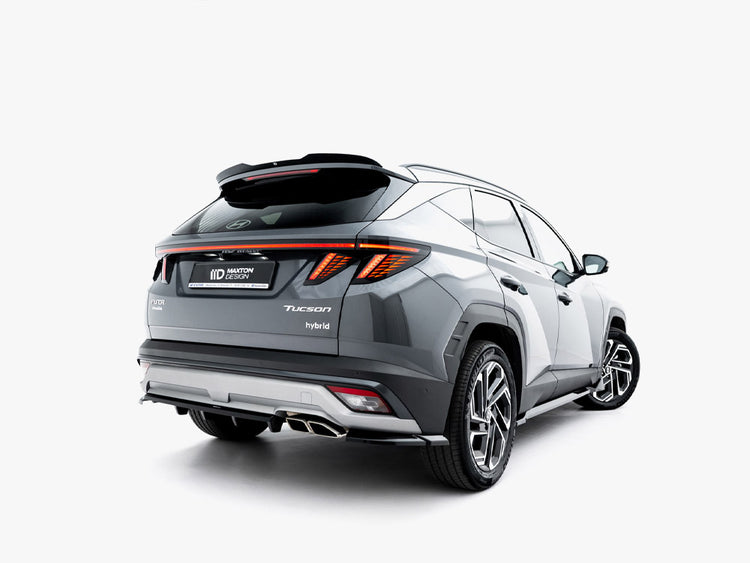 Maxton Design Rear Splitter (Vertical Bars) Hyundai Tucson Mk4 Facelift - Wayside Performance 