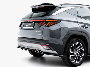 Maxton Design Rear Splitter (Vertical Bars) Hyundai Tucson Mk4 Facelift - Wayside Performance 