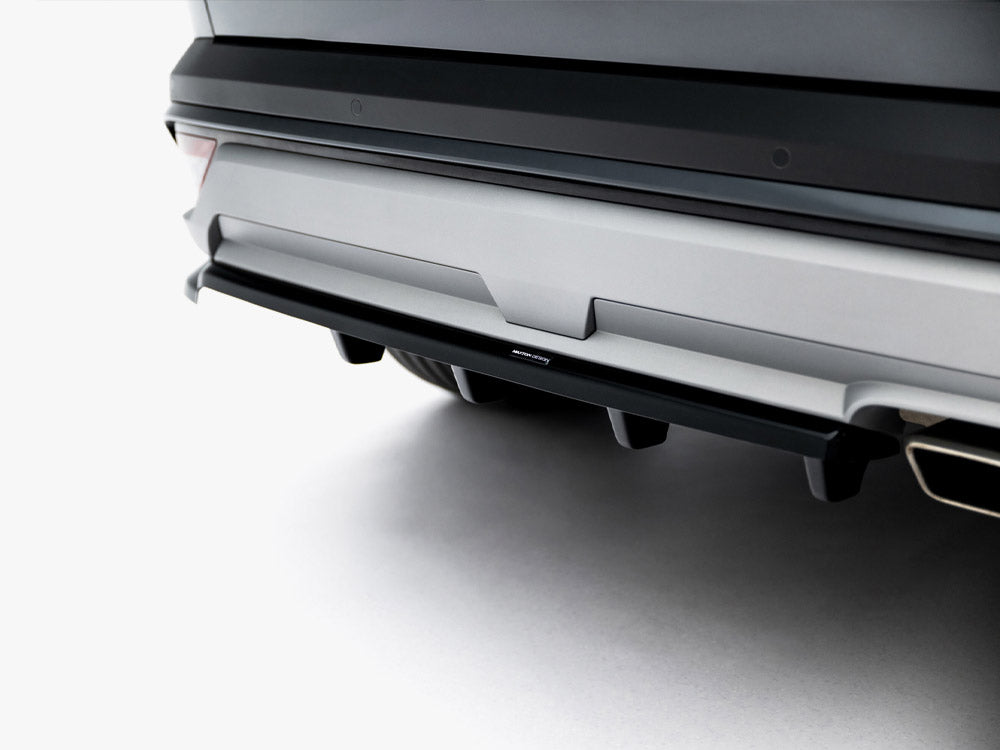 Maxton Design Rear Splitter (Vertical Bars) Hyundai Tucson Mk4 Facelift - Wayside Performance 