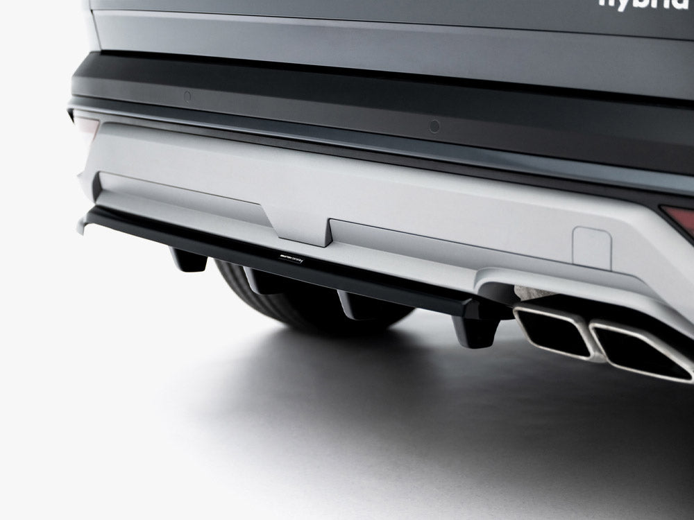 Maxton Design Rear Splitter (Vertical Bars) Hyundai Tucson Mk4 Facelift - Wayside Performance 