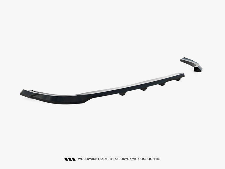 Maxton Design Rear Splitter (Vertical Bars) Hyundai Tucson Mk4 Facelift - Wayside Performance 