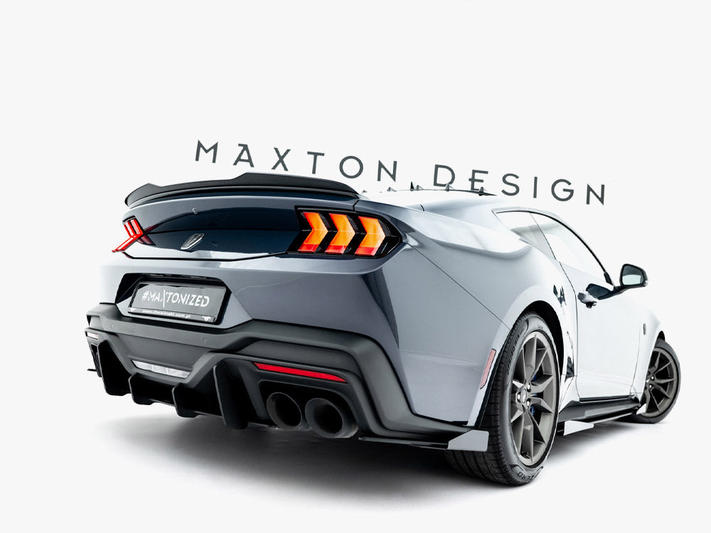 Maxton Design Rear Side Flaps Ford Mustang Dark Horse Mk7 - Wayside Performance 