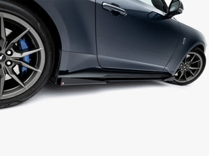 Maxton Design Street PRO Side Skirts Diffusers + Flaps Ford Mustang Dark Horse Mk7 - Wayside Performance 