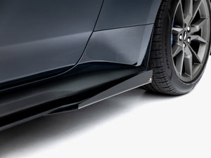 Maxton Design Street PRO Side Skirts Diffusers + Flaps Ford Mustang Dark Horse Mk7 - Wayside Performance 
