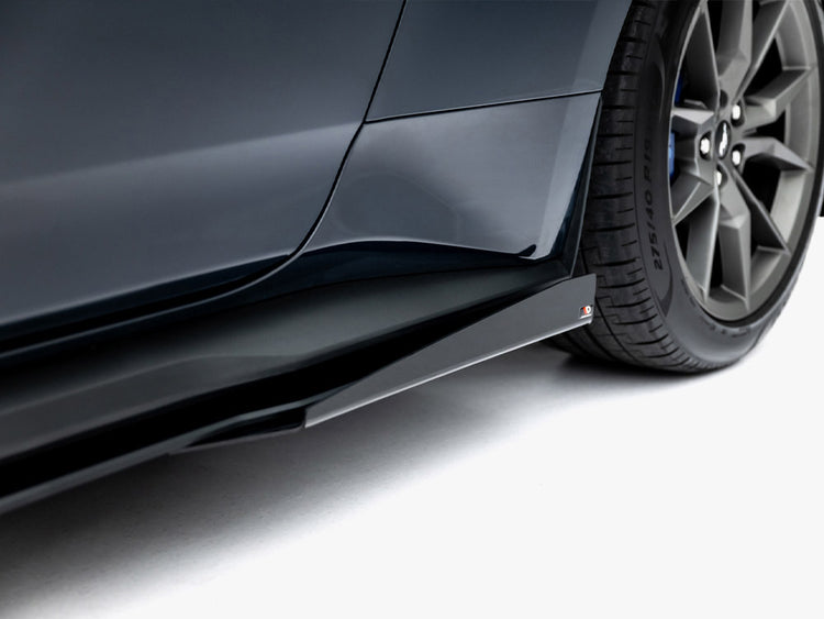 Maxton Design Street PRO Side Skirts Diffusers + Flaps Ford Mustang Dark Horse Mk7 - Wayside Performance 