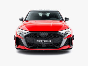 Maxton Design Front Bumper Wings (Canards) Audi RS3 Sedan 8Y Facelift - Wayside Performance 