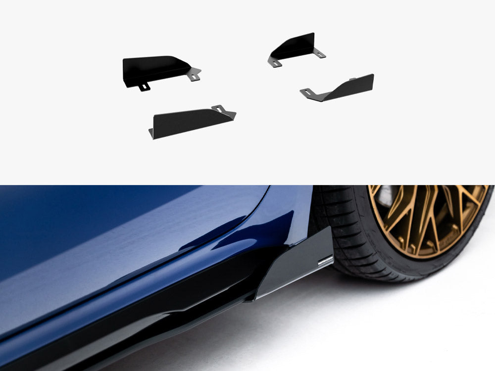 Maxton Design Side Flaps Audi A5 S-Line / S5 Sedan / Avant B10 - Wayside Performance 