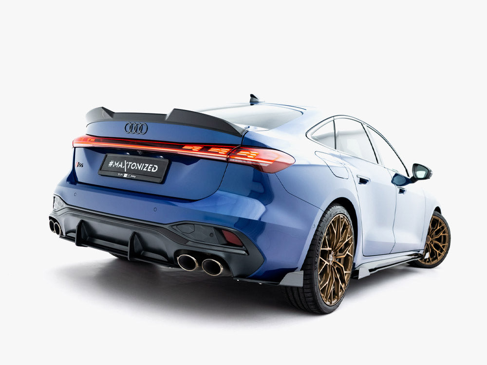Maxton Design Street PRO Rear Side Splitters + Flaps Audi S5 Sedan / Avant B10 - Wayside Performance 