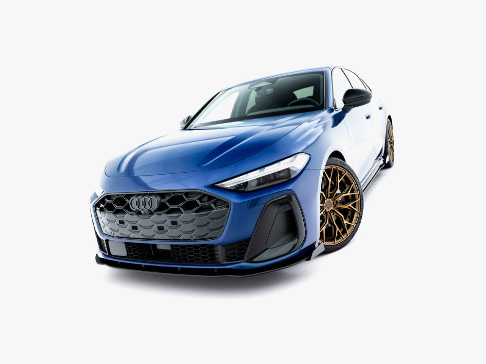 Maxton Design Street PRO Front Splitter + Flaps Audi A5 S-Line / S5 Sedan / Avant B10 - Wayside Performance 