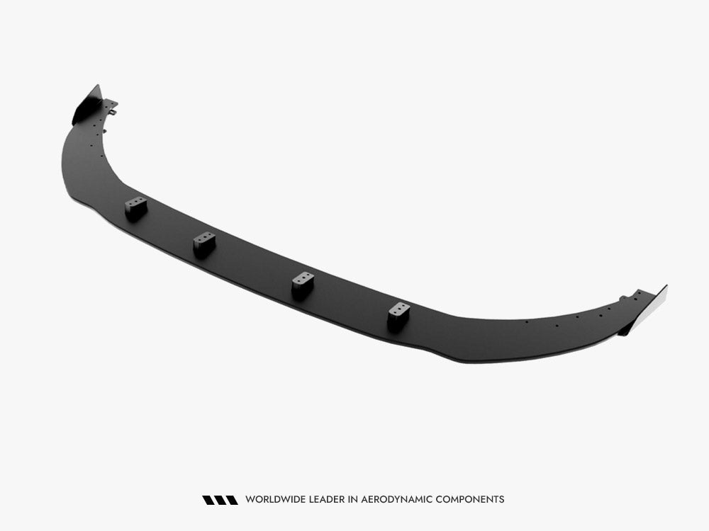 Maxton Design Street PRO Front Splitter + Flaps Audi A5 S-Line / S5 Sedan / Avant B10 - Wayside Performance 