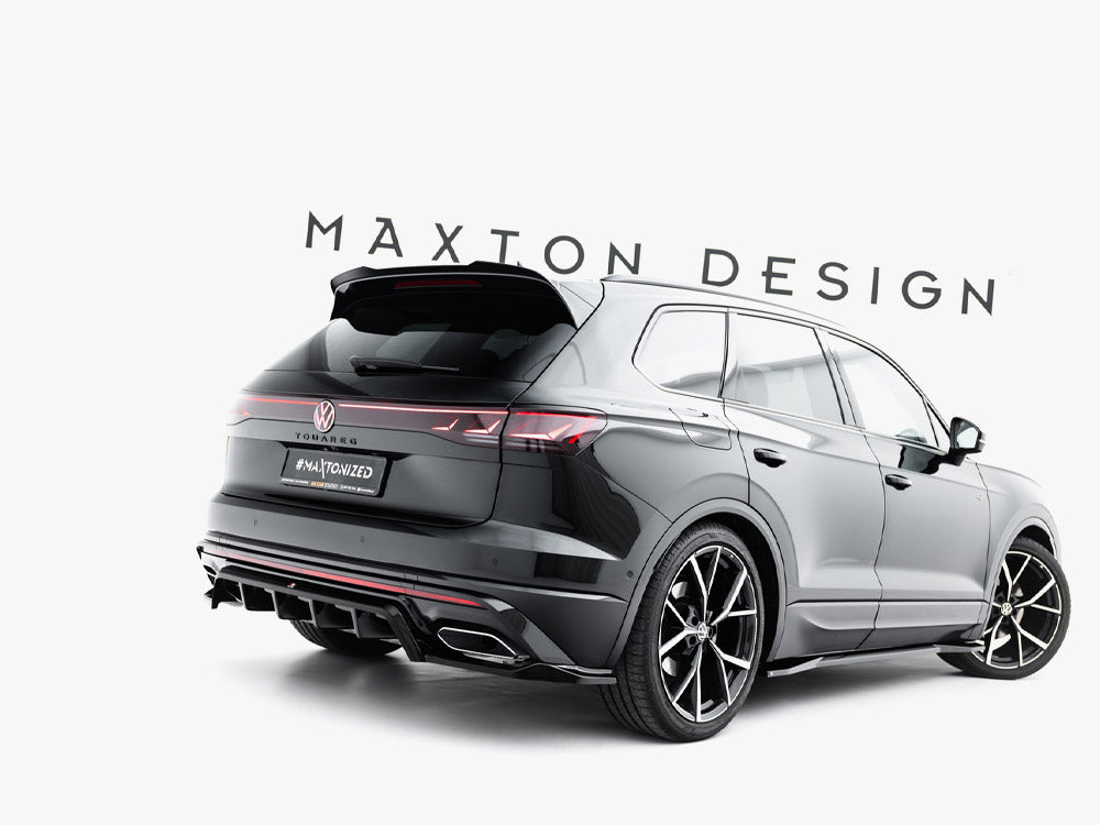 Maxton Design Rear Splitter (Vertical Bars) Volkswagen Touareg R-Line Mk3 Facelift - Wayside Performance 