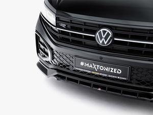 Maxton Design Front Splitter Volkswagen Touareg R-Line Mk3 Facelift - Wayside Performance 
