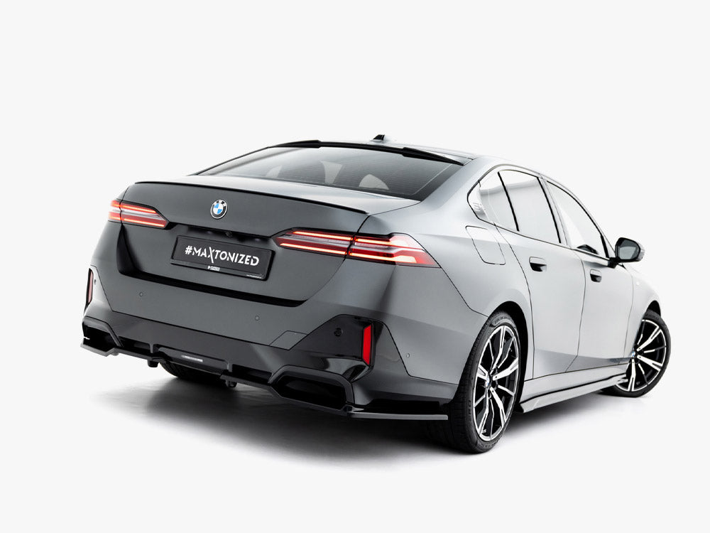 Maxton Design Rear Splitter (Vertical Bars) V.2 BMW 5 / i5 M-Pack Sedan / Touring G60 / G61 - Wayside Performance 