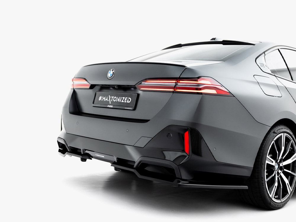 Maxton Design Rear Splitter (Vertical Bars) V.2 BMW 5 / i5 M-Pack Sedan / Touring G60 / G61 - Wayside Performance 