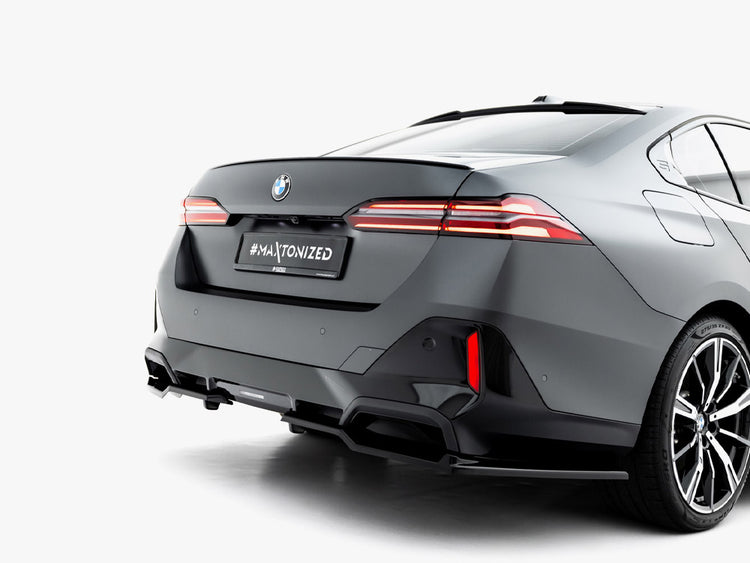 Maxton Design Rear Splitter (Vertical Bars) V.2 BMW 5 / i5 M-Pack Sedan / Touring G60 / G61 - Wayside Performance 