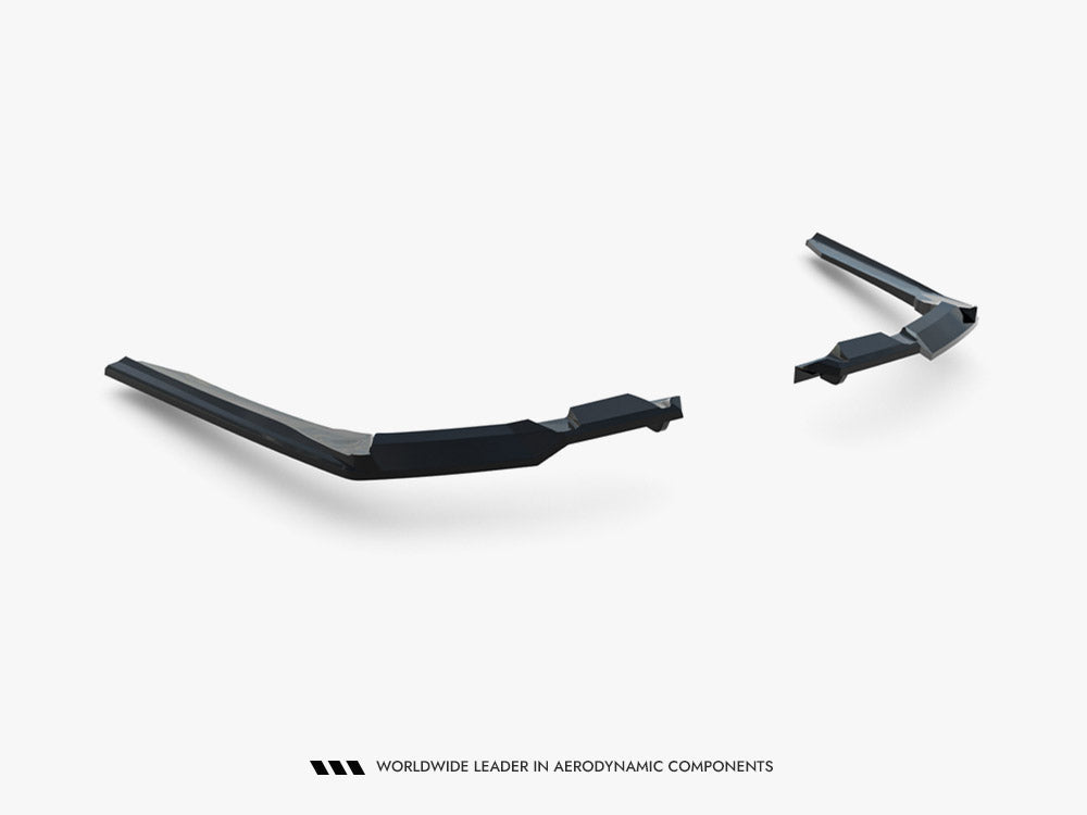 Maxton Design Rear Splitter (Vertical Bars) V.2 BMW 5 / i5 M-Pack Sedan / Touring G60 / G61 - Wayside Performance 