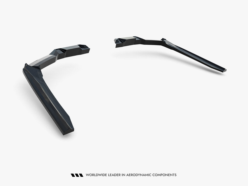 Maxton Design Rear Splitter (Vertical Bars) V.2 BMW 5 / i5 M-Pack Sedan / Touring G60 / G61 - Wayside Performance 