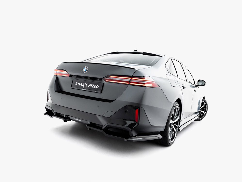 Maxton Design Rear Splitter (Vertical Bars) V.1 BMW 5 / i5 M-Pack Sedan / Touring G60 / G61 - Wayside Performance 