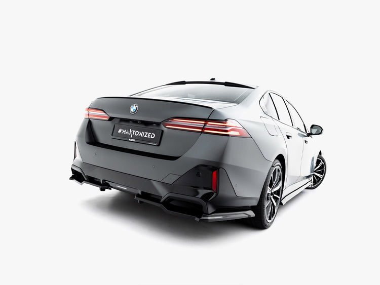 Maxton Design Rear Splitter (Vertical Bars) V.1 BMW 5 / i5 M-Pack Sedan / Touring G60 / G61 - Wayside Performance 