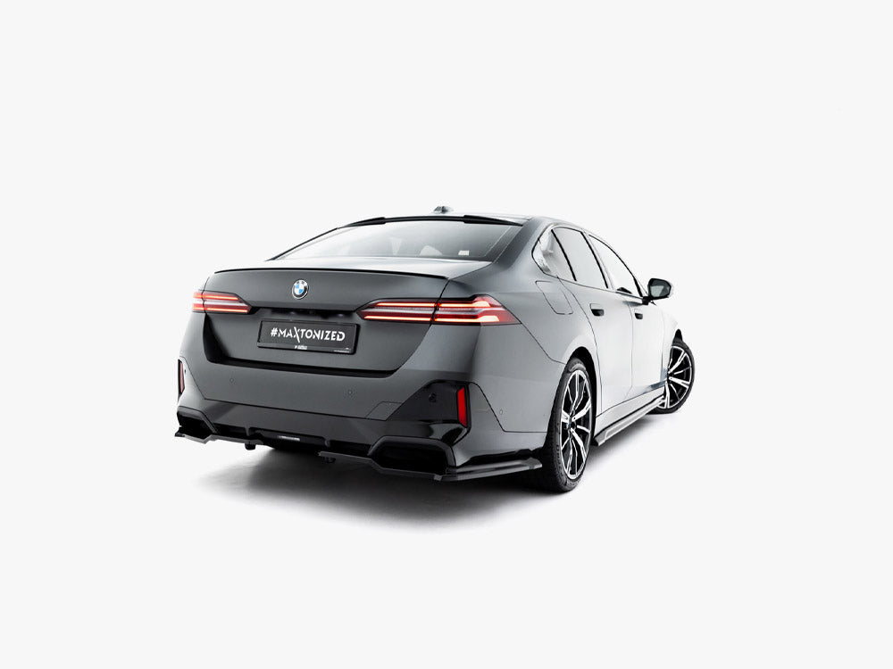 Maxton Design Rear Splitter (Vertical Bars) V.1 BMW 5 / i5 M-Pack Sedan / Touring G60 / G61 - Wayside Performance 