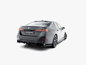 Maxton Design Rear Splitter (Vertical Bars) V.1 BMW 5 / i5 M-Pack Sedan / Touring G60 / G61 - Wayside Performance 