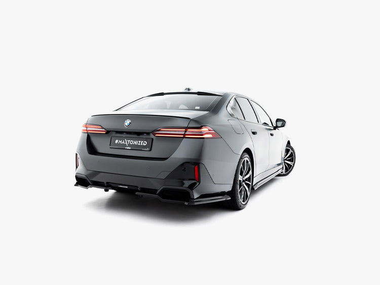 Maxton Design Rear Splitter (Vertical Bars) V.1 BMW 5 / i5 M-Pack Sedan / Touring G60 / G61 - Wayside Performance 