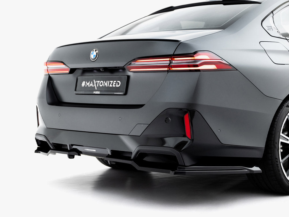 Maxton Design Rear Splitter (Vertical Bars) V.1 BMW 5 / i5 M-Pack Sedan / Touring G60 / G61 - Wayside Performance 