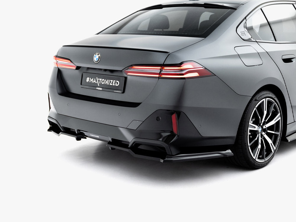 Maxton Design Rear Splitter (Vertical Bars) V.1 BMW 5 / i5 M-Pack Sedan / Touring G60 / G61 - Wayside Performance 