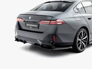 Maxton Design Rear Splitter (Vertical Bars) V.1 BMW 5 / i5 M-Pack Sedan / Touring G60 / G61 - Wayside Performance 