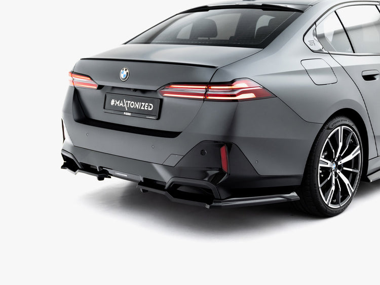 Maxton Design Rear Splitter (Vertical Bars) V.1 BMW 5 / i5 M-Pack Sedan / Touring G60 / G61 - Wayside Performance 