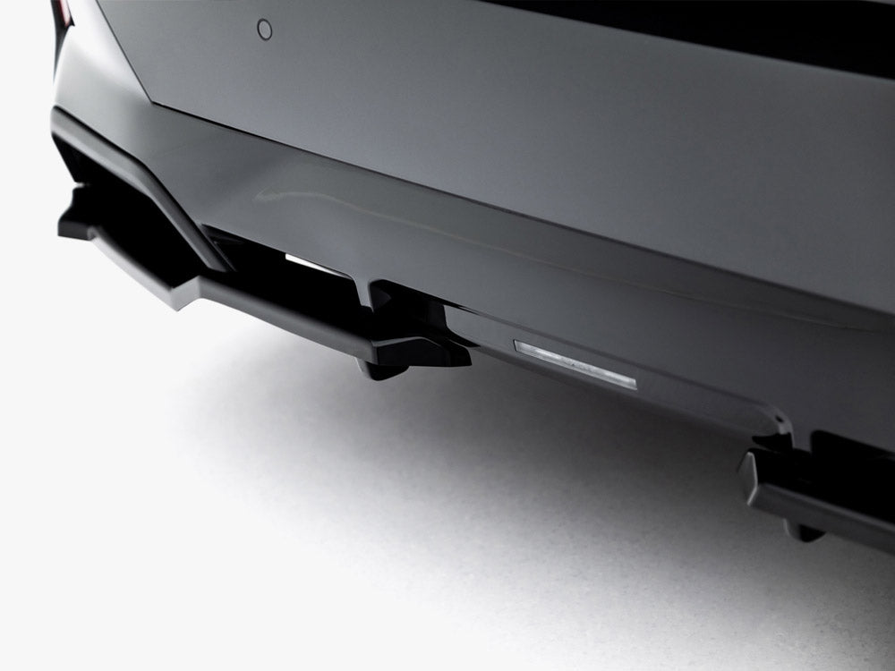 Maxton Design Rear Splitter (Vertical Bars) V.1 BMW 5 / i5 M-Pack Sedan / Touring G60 / G61 - Wayside Performance 