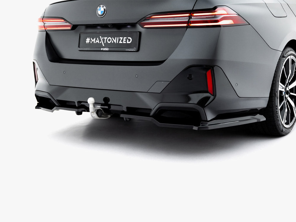 Maxton Design Rear Splitter (Vertical Bars) V.1 BMW 5 / i5 M-Pack Sedan / Touring G60 / G61 - Wayside Performance 