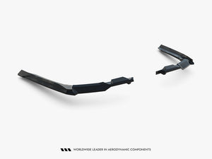 Maxton Design Rear Splitter (Vertical Bars) V.1 BMW 5 / i5 M-Pack Sedan / Touring G60 / G61 - Wayside Performance 
