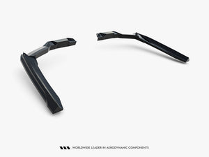 Maxton Design Rear Splitter (Vertical Bars) V.1 BMW 5 / i5 M-Pack Sedan / Touring G60 / G61 - Wayside Performance 